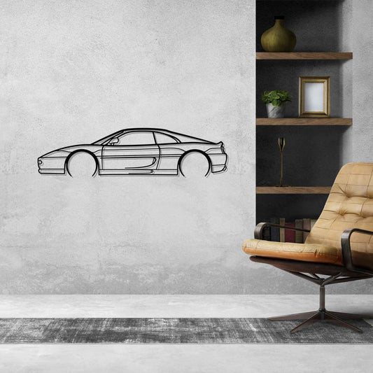 Ferrari F355 Metal Wall Art Car Silhouette | Personalized Car Gift For Men - PixelGears