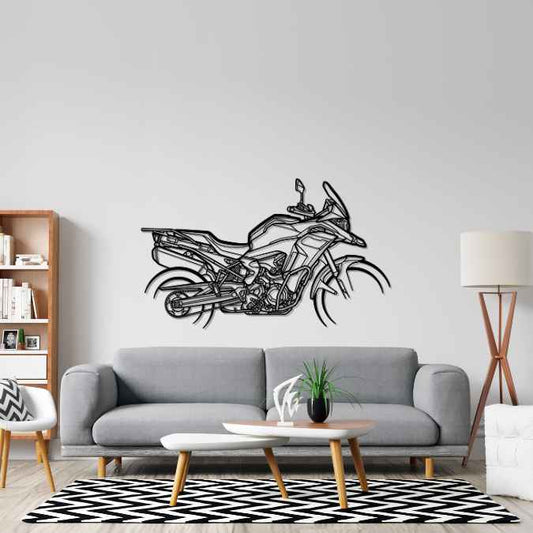F 850 GS Adventure 2020 Metal Wall Art Bike Silhouettes | Wall Decor | Gift For Men - Pixelgears