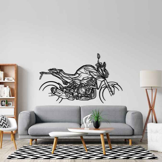 F900R 2019 Metal Wall Art Bike Silhouettes | Wall Decor | Gift For Men - Pixelgears