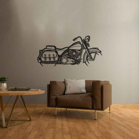 FLSTS Heritage Springer Metal Wall Art Bike Silhouettes | Wall Decor | Gift For Men - Pixelgears