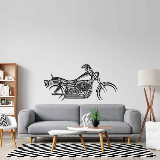 FXDWG 2011 Metal Wall Art Bike Silhouettes | Wall Decor | Gift For Men - Pixelgears