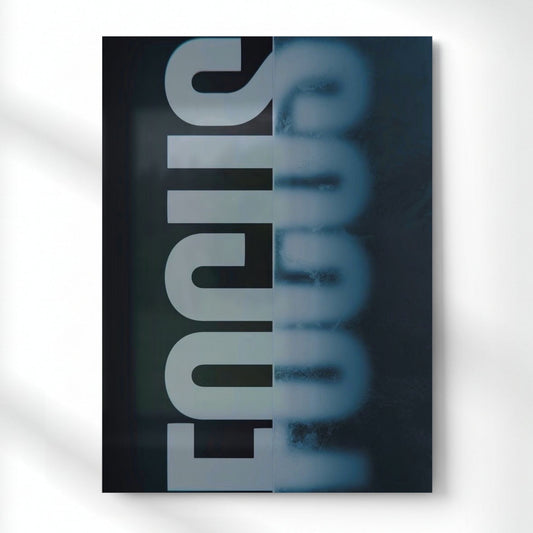 Focus Metal Poster | Aesthetic Pop Art Wall Decor & Painting