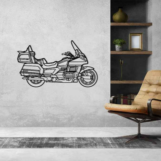 GL 1500 2008 Metal Wall Art Bike Silhouettes | Wall Decor | Gift For Men - Pixelgears