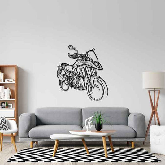 GS 1300 Trophy Angle Silhouette   Metal Bike Silhouettes | Wall Decor | Gift For Men - Pixelgears