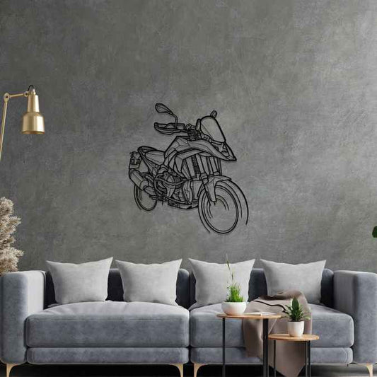 GS 1300 Trophy Angle Silhouette   Metal Bike Silhouettes | Wall Decor | Gift For Men - Pixelgears