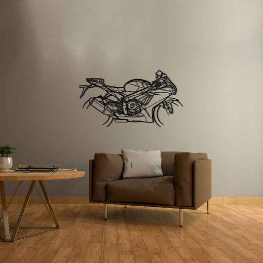 GSX-R 750 2021 Silhouette Metal Wall Art Bike Silhouettes | Wall Decor | Gift For Men - Pixelgears