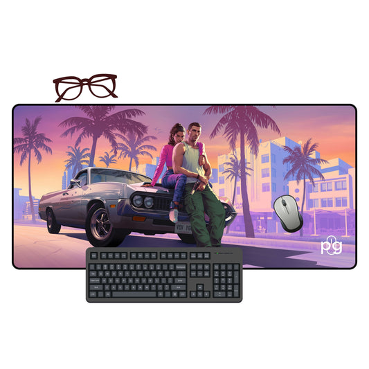 GTA 6 Fan Art - XXL and XXXXL Mouse Pad - PixelGears