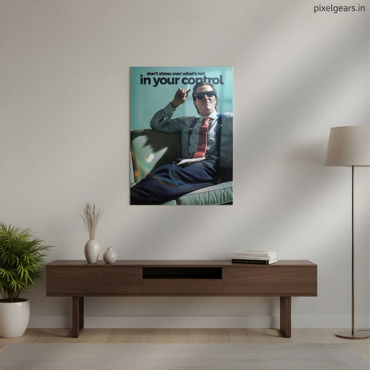 Gentleman Vibes Minimal Quote Metal Poster | Aesthetic Pop Art Wall Decor & Painting