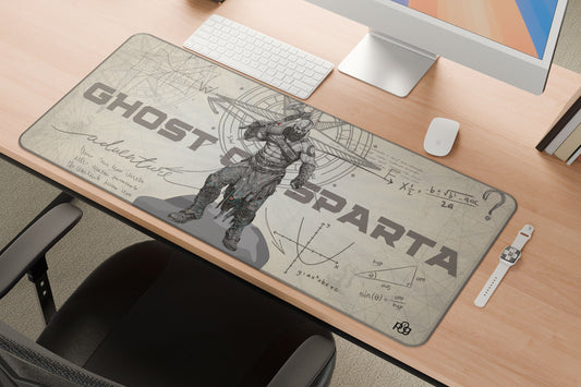 Ghost Of Sparta LineArt Edition - XXL and XXXXL Mouse Pad - PixelGears