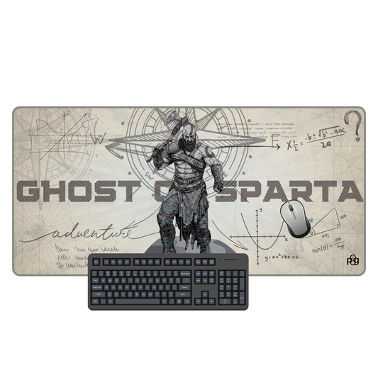 Ghost Of Sparta LineArt Edition - XXL and XXXXL Mouse Pad - PixelGears