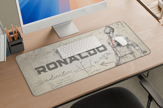 Goat Ronaldo LineArt Edition - XXL and XXXXL Mouse Pad - PixelGears