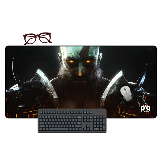 God Of War Kratos Fantasy Mythological - XXL and XXXXL Mouse Pad - PixelGears