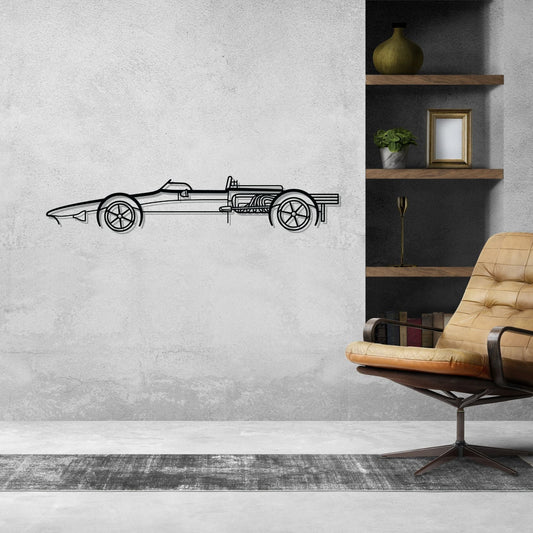 Gurney Eagle 1967 Metal Wall Art Car Silhouette | Personalized Car Gift For Men - PixelGears