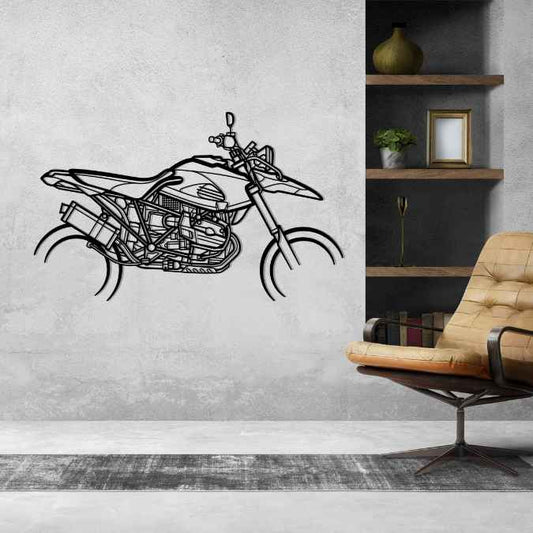HP2 Enduro 2006 Metal Wall Art Bike Silhouettes | Wall Decor | Gift For Men - Pixelgears