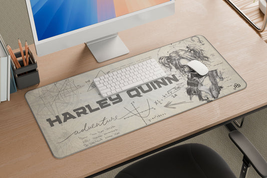 Harley Quinn LineArt Edition - XXL and XXXXL Mouse Pad - PixelGears
