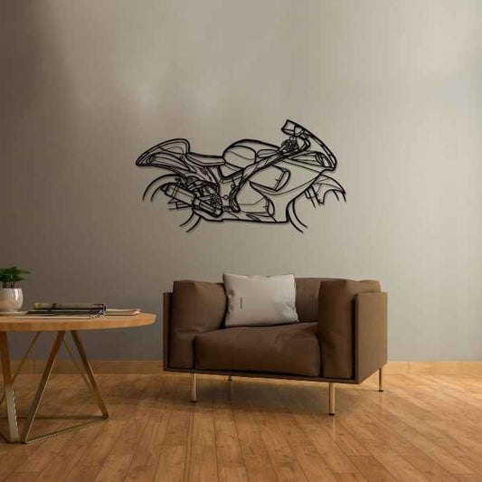 Hayabusa 2008 Metal Wall Art Bike Silhouettes | Wall Decor | Gift For Men - Pixelgears