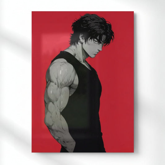Hokuto's Successor Metal Poster | Aesthetic Pop Art Wall Decor & Painting