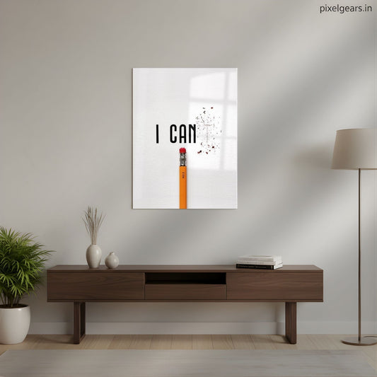 I Can Metal Poster | Aesthetic Pop Art Wall Decor & Painting