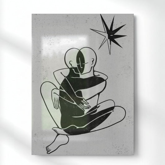 Inner Dialogue Metal Poster | Aesthetic Pop Art Wall Decor & Painting