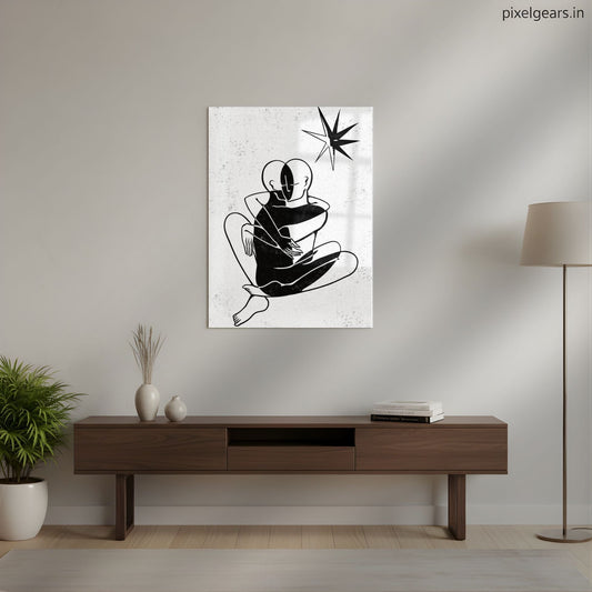 Inner Dialogue Metal Poster | Aesthetic Pop Art Wall Decor & Painting