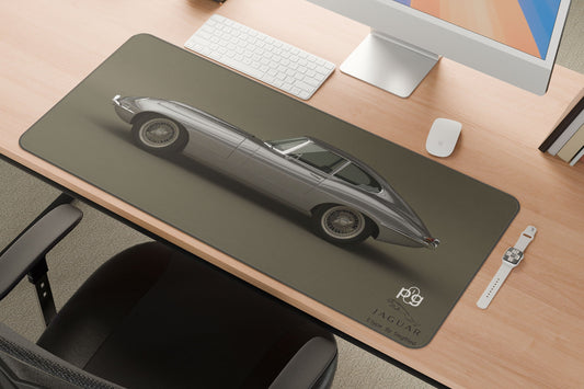 Jaguar E-Type Iconic Car Side View - XXL and XXXXL Mouse Pad - PixelGears