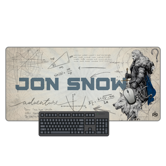 Jon Snow LineArt Edition - XXL and XXXXL Mouse Pad - PixelGears