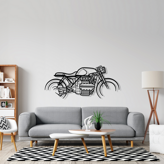 K1100 Cafe Racer Metal Wall Art Bike Silhouettes | Wall Decor | Gift For Men - Pixelgears