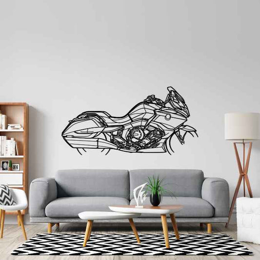 K1600B 2022 Metal Wall Art Bike Silhouettes | Wall Decor | Gift For Men - Pixelgears