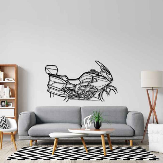 K1600 GT 2019 Metal Wall Art Bike Silhouettes | Wall Decor | Gift For Men - Pixelgears