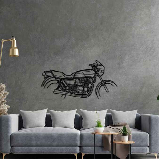 KZ1000R 1982 Metal Wall Art Bike Silhouettes | Wall Decor | Gift For Men - Pixelgears