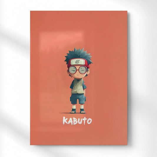 Kabuto Cute Edition Metal Poster | Aesthetic Pop Art Wall Decor & Painting