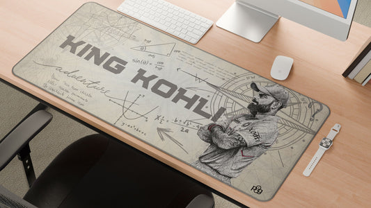 King Kohli LineArt Edition - XXL and XXXXL Mouse Pad - PixelGears