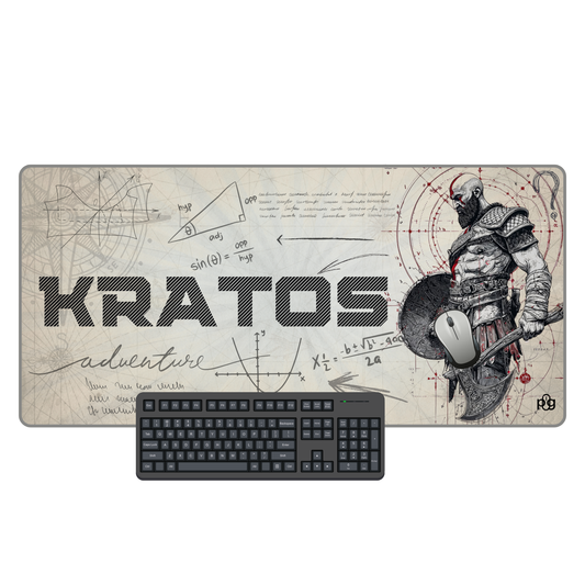 Kratos LineArt Edition - XXL and XXXXL Mouse Pad - PixelGears