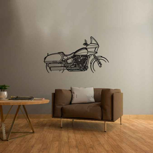 Low Rider ST 2023 Metal Wall Art Bike Silhouettes | Wall Decor | Gift For Men - Pixelgears