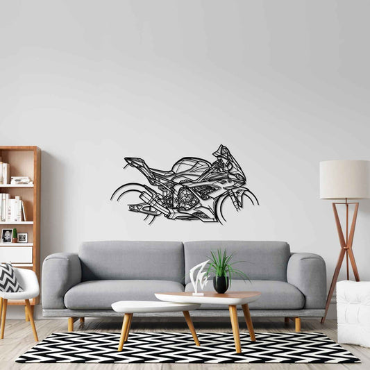 M1000RR 2021 Metal Wall Art Bike Silhouettes | Wall Decor | Gift For Men - Pixelgears