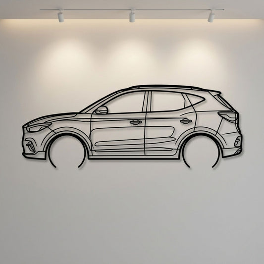 MG Astor Metal Wall Art Car Silhouette | Personalized Car Gift For Men - PixelGears