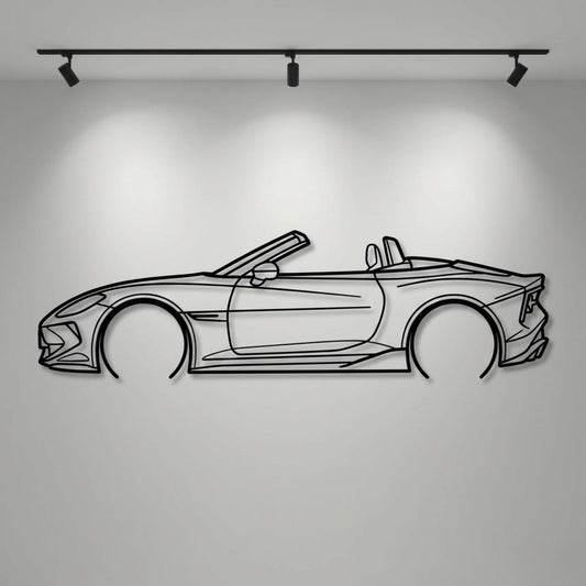 MG Cyberster Metal Wall Art Car Silhouette | Personalized Car Gift For Men - PixelGears