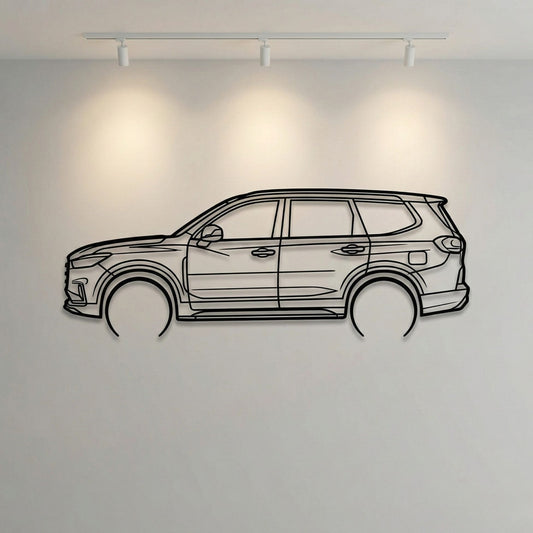 MG Gloster Metal Wall Art Car Silhouette | Personalized Car Gift For Men - PixelGears