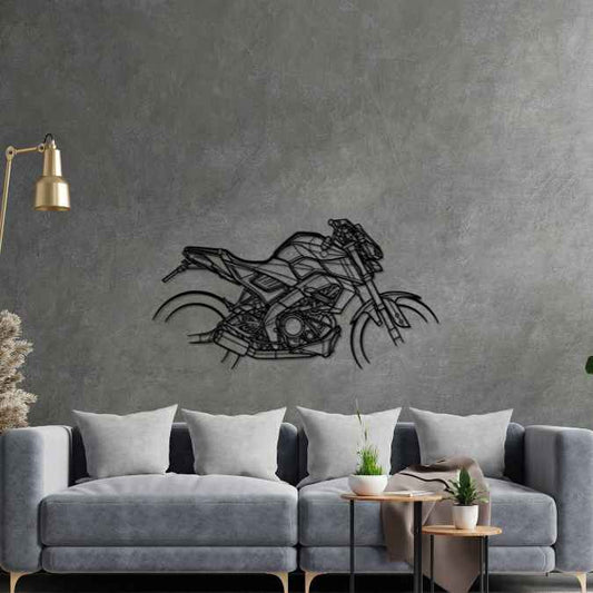 MT125 2020 Metal Wall Art Bike Silhouettes | Wall Decor | Gift For Men - Pixelgears