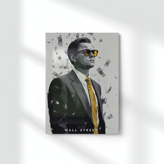 Master Of The Hustle Metal Poster | Aesthetic Pop Art Wall Decor & Painting