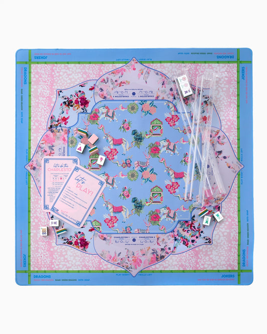 Sakura Palace Mahjong Mat – 33×33 Inch Mahjong Game Mat