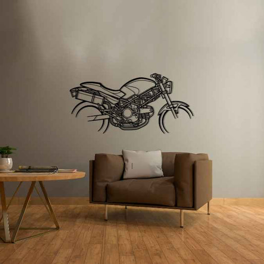 Monster 620 2004 Metal Wall Art Bike Silhouettes | Wall Decor | Gift For Men - Pixelgears