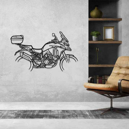 Multistrada V4 2023 Metal Wall Art Bike Silhouettes | Wall Decor | Gift For Men - Pixelgears