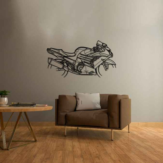 Ninja ZX14R 2016 Metal Wall Art Bike Silhouettes | Wall Decor | Gift For Men - Pixelgears