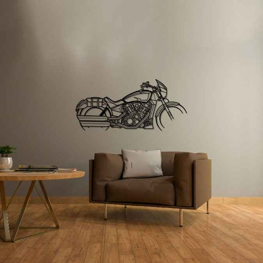 Octane 2017 Metal Wall Art Bike Silhouettes | Wall Decor | Gift For Men - Pixelgears