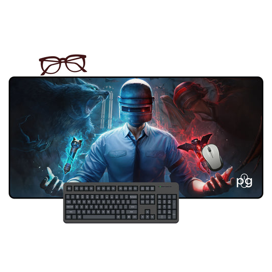 Pubg Helmet Key Art - XXL and XXXXL Mouse Pad - PixelGears