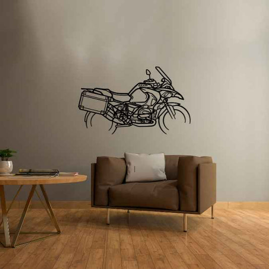 R1200 GS Adventure Metal Wall Art Bike Silhouettes | Wall Decor | Gift For Men - Pixelgears