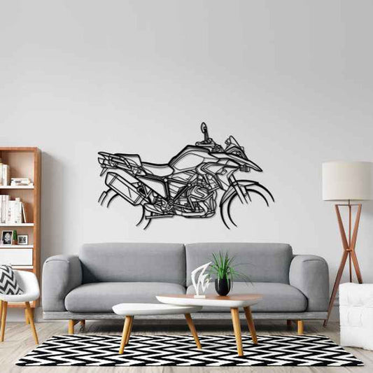 R1250 GS Silhouette Metal Bike Silhouettes | Wall Decor | Gift For Men - Pixelgears