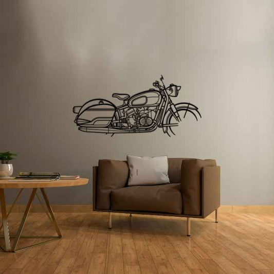 R60/2 1963 Metal Wall Art Bike Silhouettes | Wall Decor | Gift For Men - Pixelgears
