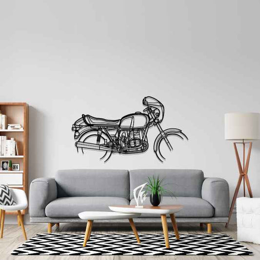 R90S 1974 Metal Wall Art Bike Silhouettes | Wall Decor | Gift For Men - Pixelgears
